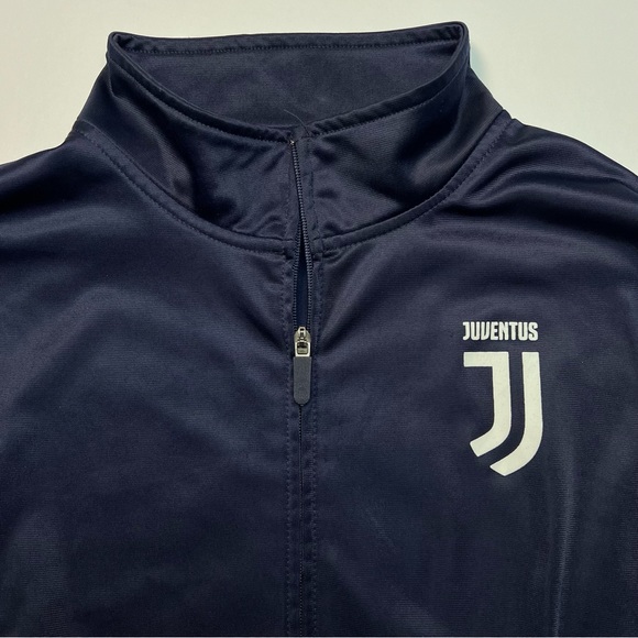 Juventus F.C. Full Zip Track Jacket In Navy Size: Large - Picture 1 of 8